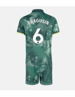 Tottenham Hotspur Radu Dragusin #6 Alternativní dres pro děti 2024-25 Krátký Rukáv (+ trenýrky)